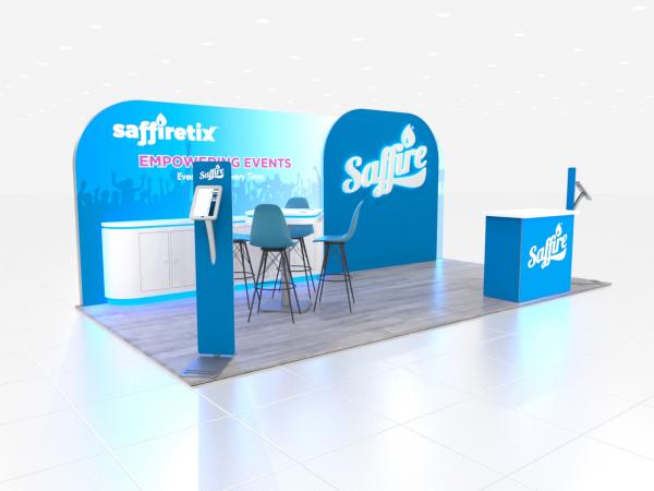 VK-4055 Custom Modular Inline Exhibit -- View 1